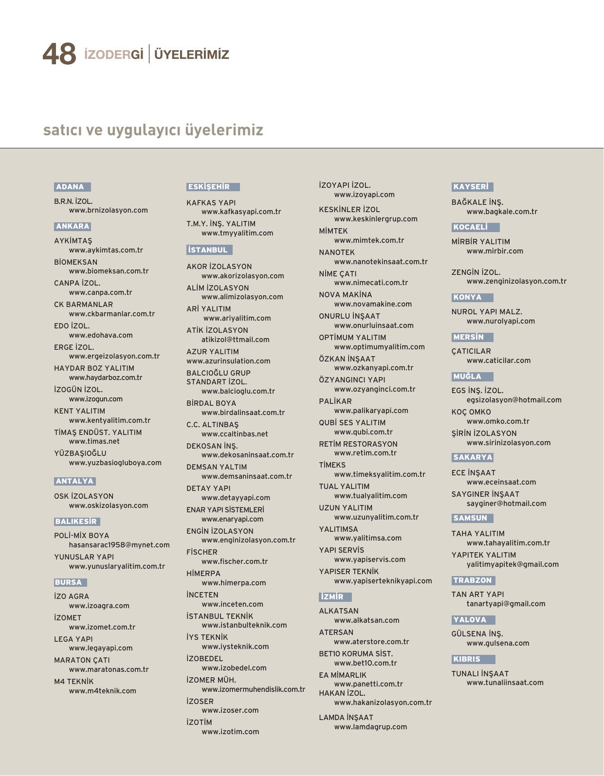 İZODERGİ 180 Sayfa 50