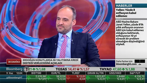 ZODER | Ynetim Kurulu Bakan Sn Emrullah Eruslu Bloomberg HT TVye konuk oldu!